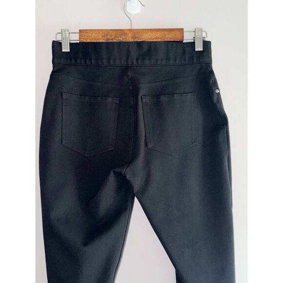 Spanx The Perfect Black Pant Ankle Stretch Medium Legging Ponte Soft Knit Pocket - Picture 7 of 16
